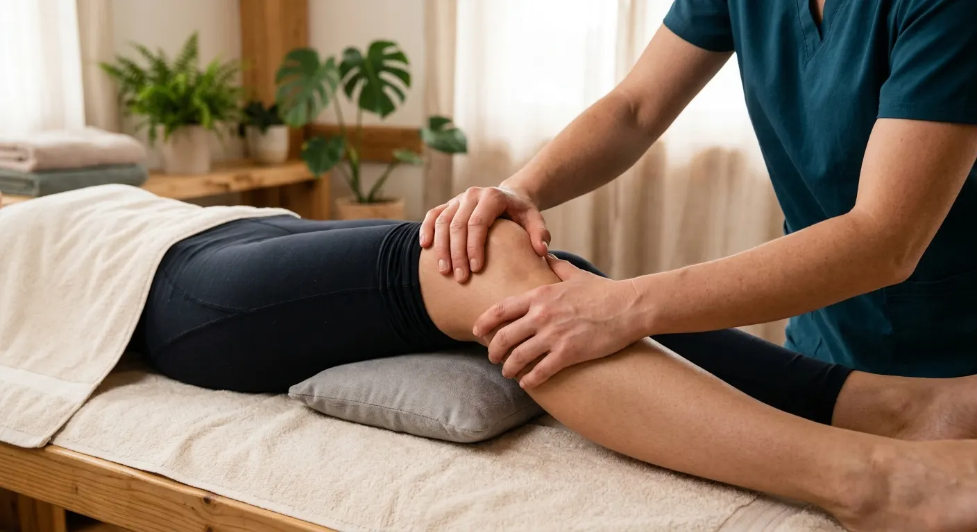 Manuelle physiotherapeutische Behandlung in der Naturheilpraxis Bänder in Toppenstedt